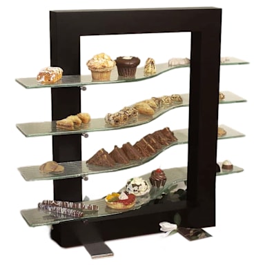 Wind Thru 4 Shelf 23.5 x 3.25 x 31.5 Display