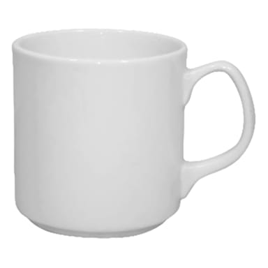 Diversified Ceramics DCI118UW Royal White 12 oz. Coffee Mug
