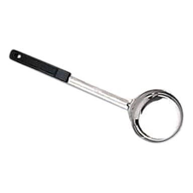 American Metalcraft SPN6 Solid 6 ounce Portion Spoon w/ Black Handle