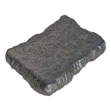Korin PLL-548 Silver Rock 6.75"L x 4.25"W Plate
