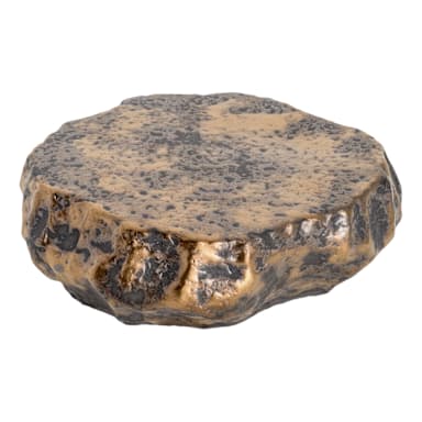 Korin PLL-551 Textured Brass 6.75"L x 6.5"W Plate