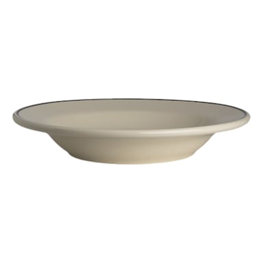 Homer Laughlin HL2531743 Black Line 12.75 oz Soup Bowl