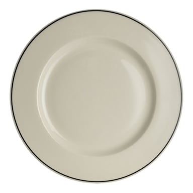 Homer Laughlin HL2051743 Black Line 9" Plate