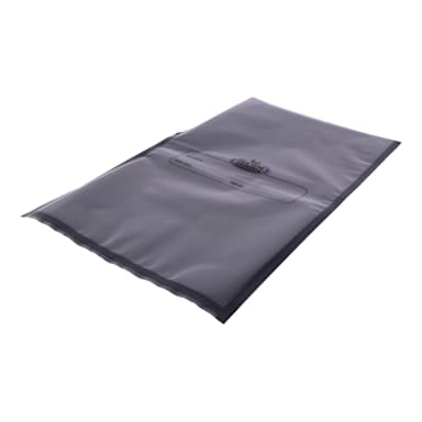 11" x 18 Precut Black/Clear Storage Bag