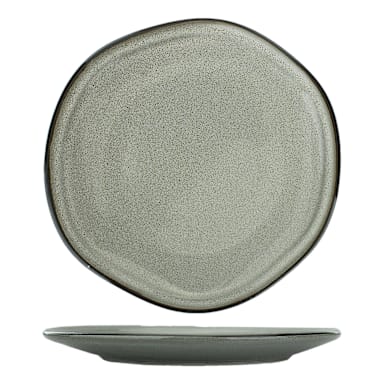 International Tableware LU-16-AS Luna Ash 10-1/2" Plate
