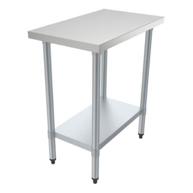 American Table and Seating MET-WTE-3018 S/S 30 x 18 x 35 in Work Table