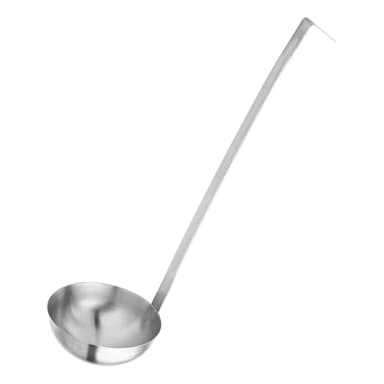Browne Foodservice 575701 S/S 1 ounce Ladle w/ Grooved Handle