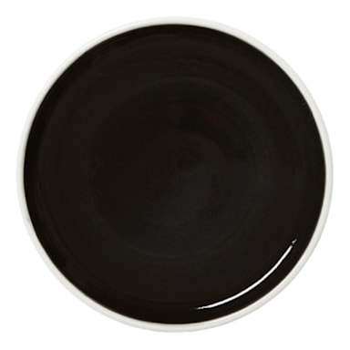 Steelite 12050638 Nyx Black 6-1/2" Stack Plate