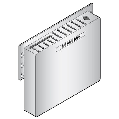 Alfa KNR International Knife Rack, ABS Plastic