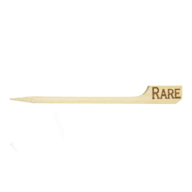 PackNWood 210BBRARE9 Rare Bamboo 3.5" Steak Marker - 1000 / CS