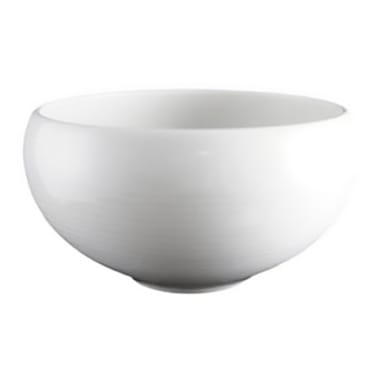 Vertex China RA-SB8 Radiance White 80 ounce Embossed Bowl
