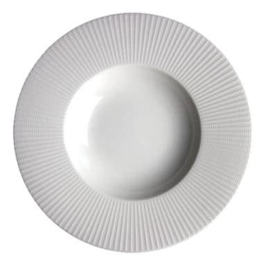 Steelite 9117C1176 Willow White 33.4 ounce Deep Rimmed Bowl - 6 / CS