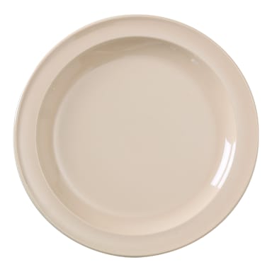 Yanco China NS-106T Nessico Tan 6-1/2" Melamine Plate