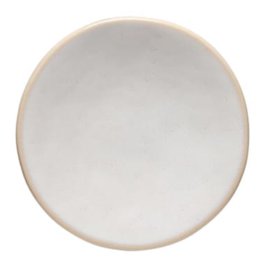 Costa Nova RTP131-BRA Roda Branca 4-7/8" Stoneware Plate - 6 / CS