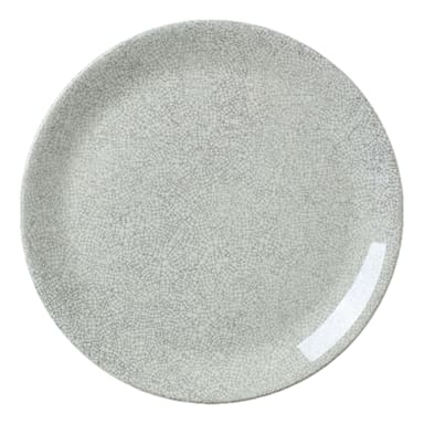 Steelite 17610567 Ink Crackle Gray 8" Coupe Plate