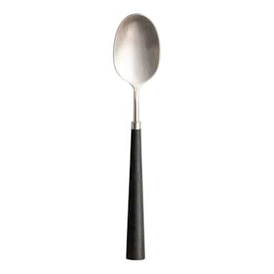 Costa Nova C20741-BLK Pico Black Cable Brshd 5.25 in. Teaspoon - Dozen