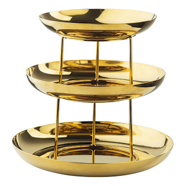 TableCraft 12037 13-3/4"Dia x 12-3/4"H 3 Tier Seafood Tower