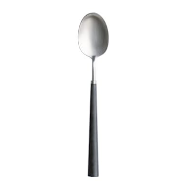 Costa Nova C20739-BLK Pico Black Cable 8-5/8 in. Table Spoon - Dozen