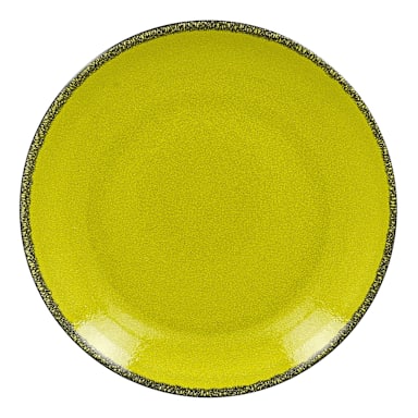 RAK Porcelain FRNNPR18GR Green Fire 7.1" Coupe Plate