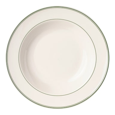 Homer Laughlin HL3801 Green Band 11" Pasta Bowl