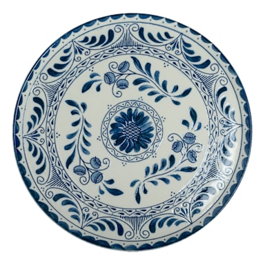 Zaba A102P800 Talara Vida Blue 13" Plate - 6 / CS