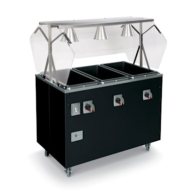 Vollrath T38710 Black 60 x 28-5/8 x 57-5/16 Hot Food Station