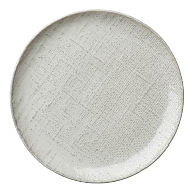 1880 Hospitality L6800000123 White Knit 7" Coupe Plate