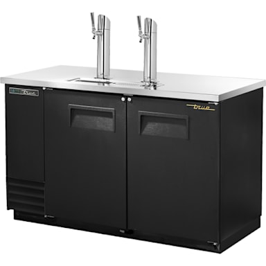 True Food Service TDD-2-HC S/S Countertop 2.5 Keg Draft Beer Cooler