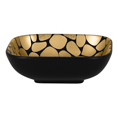 RAK Porcelain PBAUSB11 Pebbles Gold Opulence 5.6 ounce Dish