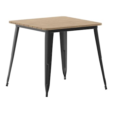Belnick JJ-T14619-80-BRBK-GG Declan 31.5 in Sq x 30 in H Dining Table