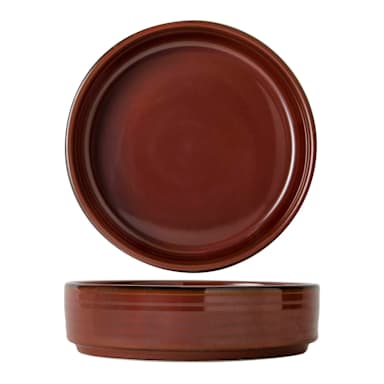 Tuxton China GAR-045 Artisan Red Rock 6.5 in Tortilla Holder