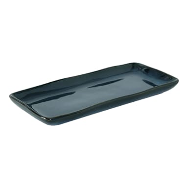 Tuxton China GAN-550 Artisan Night Sky 11-5/8 x 5-1/8 Tray