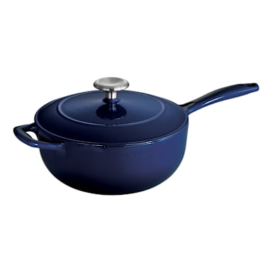 Darling Foodservice Cast Iron 3 quart Saucier Pan