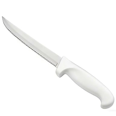 Darling Foodservice Straight 6" Boning Knife w/ White Handle