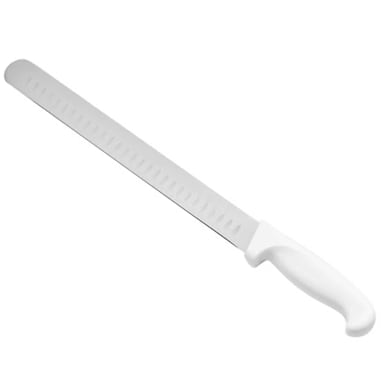 Darling Foodservice Granton 12" Slicer Knife w/ White Handle