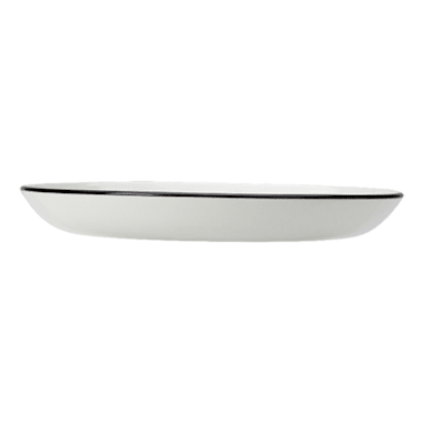 Steelite 12060631 Asteria Black 8" Coupe Plate