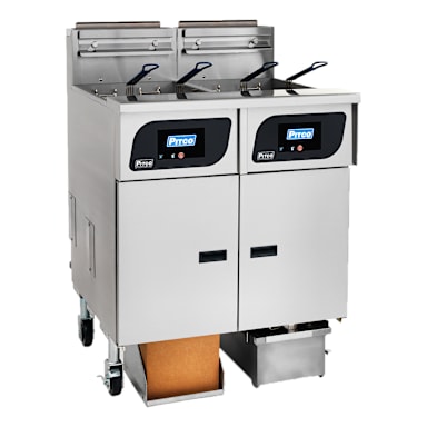 Pitco SSHLV14-C/FD Full Frypot Reduced Oil Volume Gas Fryer