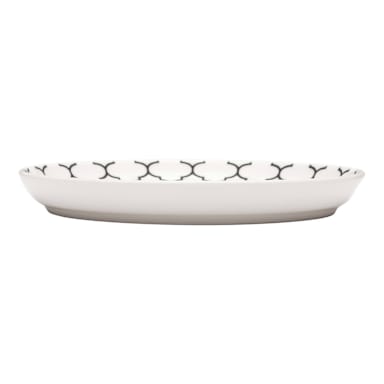 Libbey - Formerly World Tableware 109987 Samira White Combo 6-1/2" Plate