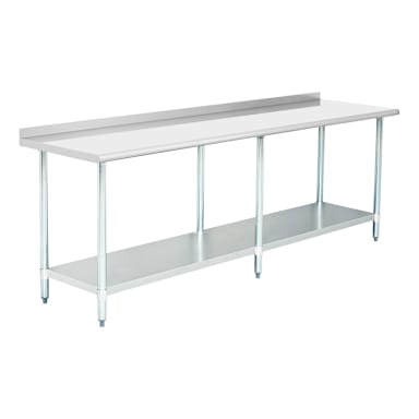 Darling Foodservice 18G S/S 24 x 96" Work Table w/ 2" Upturn