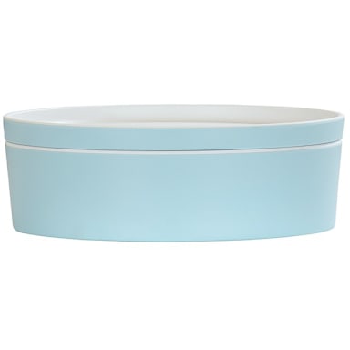 Cal-Mil 24126-9-127 Ocean Blue Melamine 9" Bento Box - 3 / CS