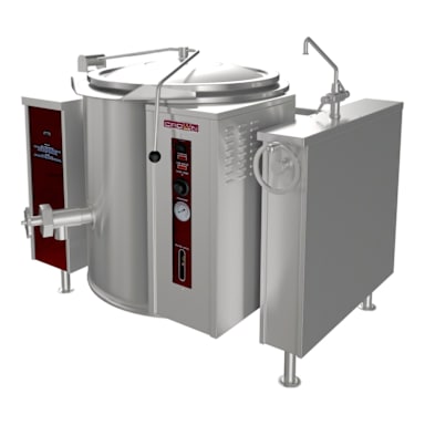 Crown Steam Group GLT-40 S/S 40-Gallon Gas Tilting Kettle