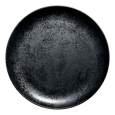 RAK Porcelain KRNNPR27 Karbon Black 10-5/8" Coupe Plate