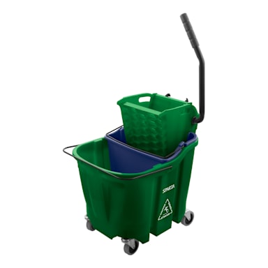 Carlisle 9690409 OmniFit™ Green Wringer Mop Bucket Combo