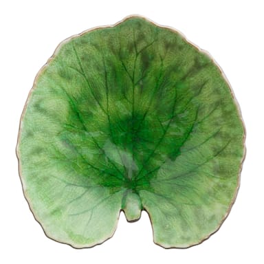 Costa Nova VEP181-TMT Riviera Tomate Green 7" Leaf Plate - 6 / CS