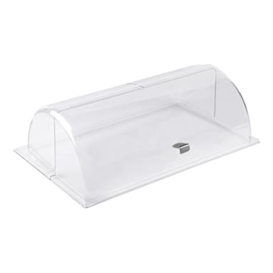 Vollrath V904300 Clear Acrylic Full Size Roll Top Lid