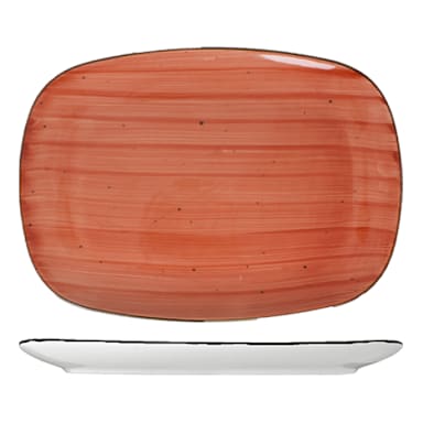 Int'l Tableware RT-12-RU Rotana Ruby 12 x 9 Oblong Platter