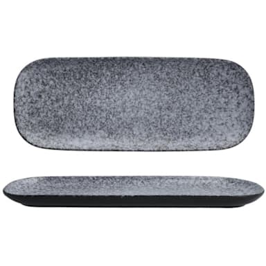 Fortessa 6000.GLC.1065 Glacier 14" Round Edge Tray - 4 / CS
