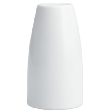 Fortessa ALU-00-721 White 1-Hole 3.25"H Salt Shaker