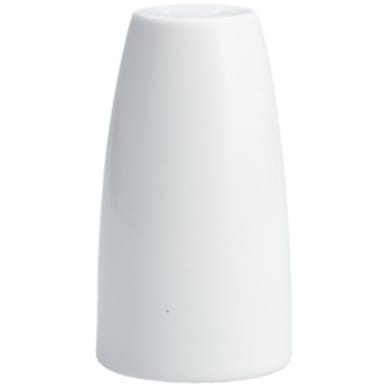 Fortessa ALU-00-722 White 3-Hole 3.25"H Pepper Shaker