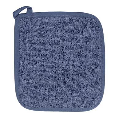 Ritz 30024 Federal Blue Terry 8.25 x 8.5" Solid Pot Holder